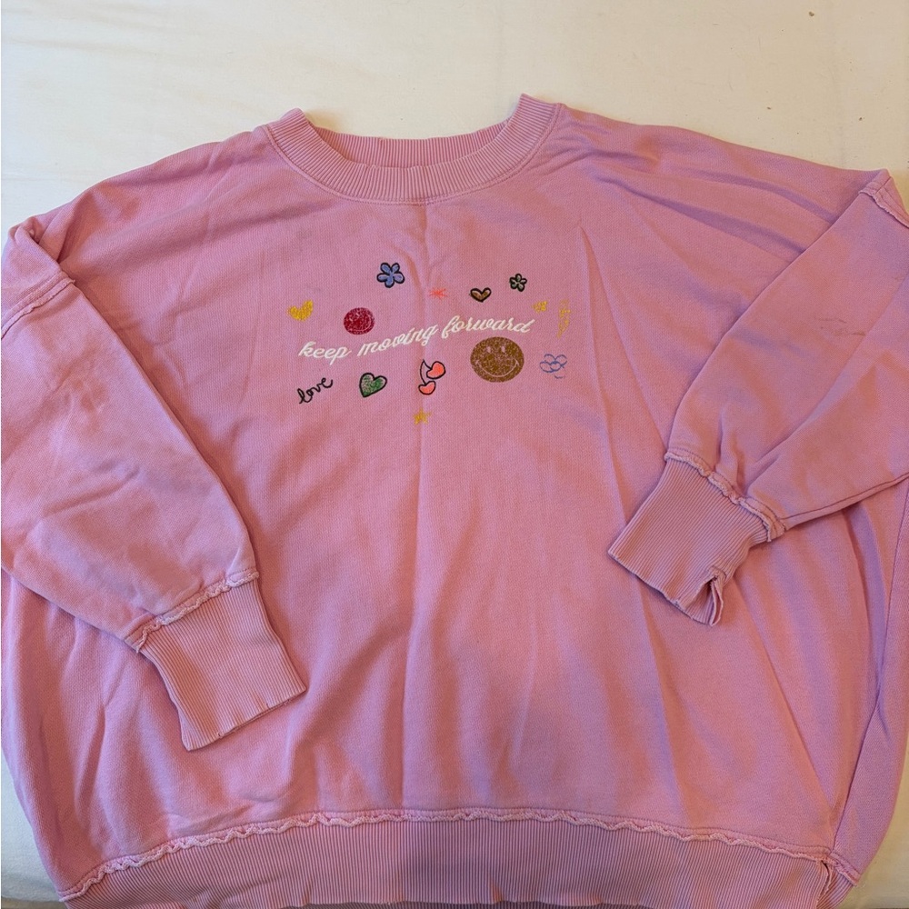 Aerie Pink Graphic Sweatshirt